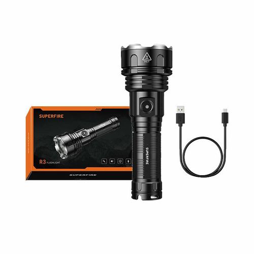 Superfire flashlight R3 P90, 2000lm, USB, Superfire R3 P90