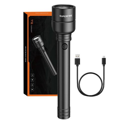 Flashlight Superfire Y16, 1700lm, USB-C, Superfire Y16