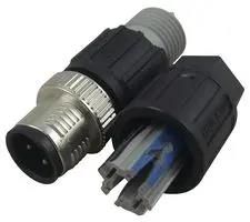 PLUG, M12, PLUSCON, A CODE, 4 WAY 1521575