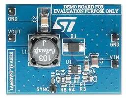 STEP DOWN SMPS, 3A, DEV BOARD STEVAL-ISA099V1