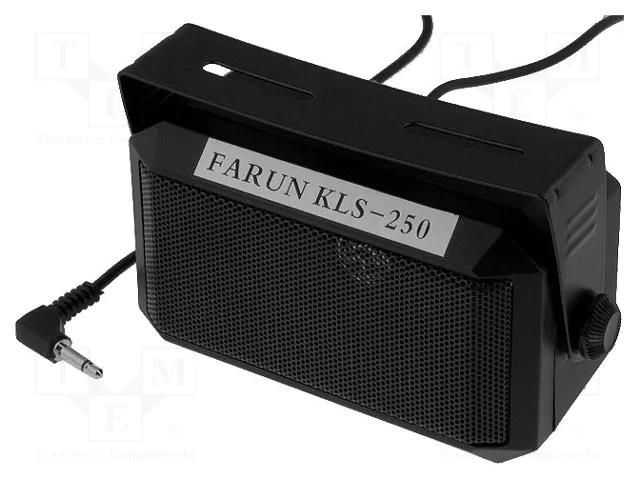 CB speaker; 6W; 8Ω; Len: 2m; 100x75x65mm FARUN FRN.GL250