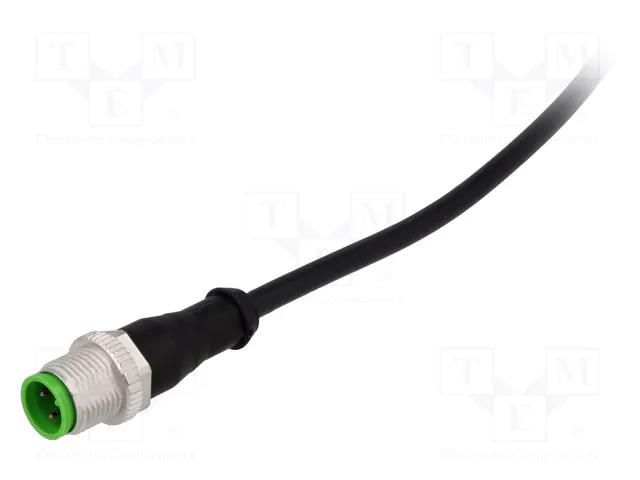 Cable: for sensors/automation; M12; PIN: 3; straight; 5m; plug; 4A MURRELEKTRONIK 7000-12001-6130500
