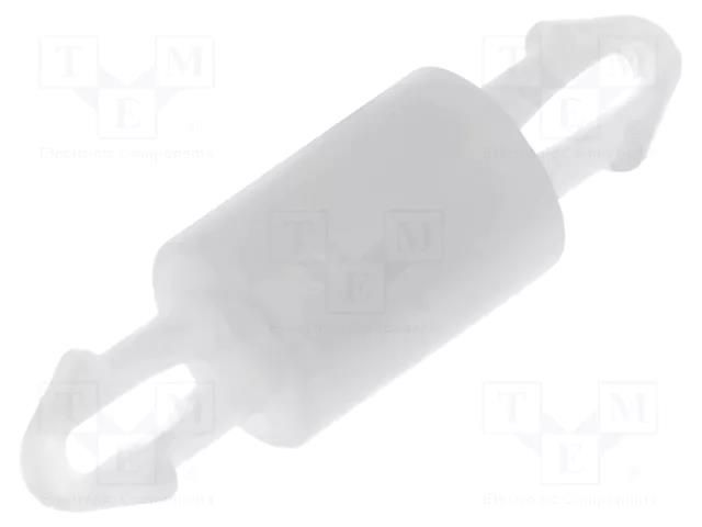 PCB distance; polyamide; L: 5mm; latch/latch; natural; UL94V-2 FIX&FASTEN FIX-MAD-5