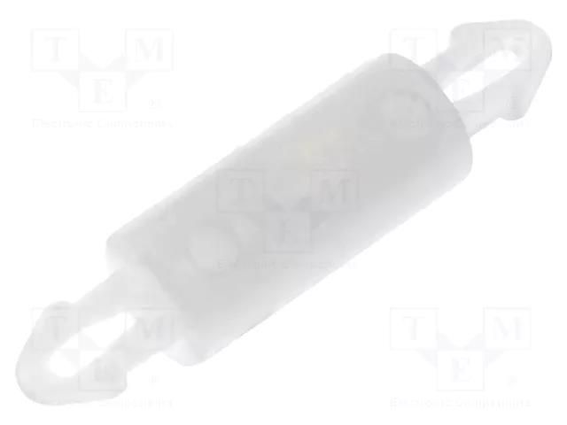 PCB distance; polyamide; L: 8mm; latch/latch; natural; UL94V-2 FIX&FASTEN FIX-MAD-8