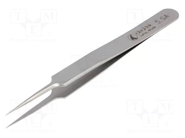 Tweezers; 110mm; for precision works; Blades: narrowed IDEAL-TEK IDL-5.SA