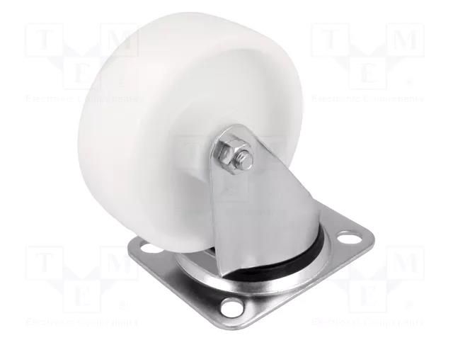 Transport wheel; Ø: 100mm; W: 35mm; H: 128mm; torsional; 125kg COLSON JPPP-1001-1100