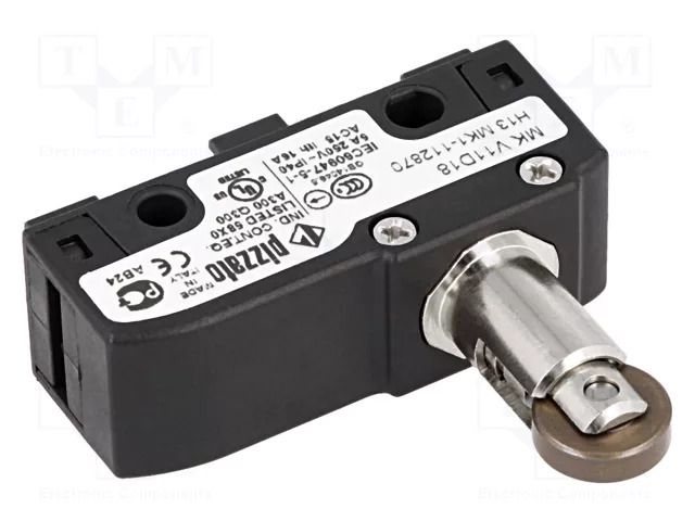 Microswitch SNAP ACTION; 6A/250VAC; 5A/24VDC; SPDT; ON-(ON); MK PIZZATO ELETTRICA MKV11D18