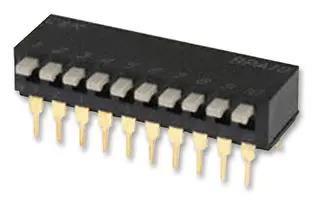 SWITCH, SIDE ACTUATED, 10WAY, SPST, THT BPA10B