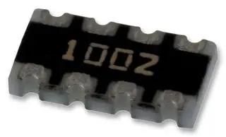 RESISTOR N/W, 4RES, 10KOHM, 1%, SMD CAT16-1002F4LF
