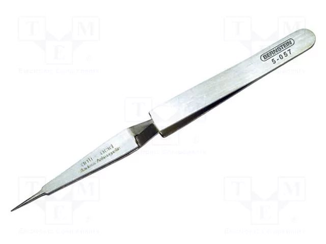 Tweezers; 120mm; for precision works; Blades: elongated; 13g BERNSTEIN BRN-5-057