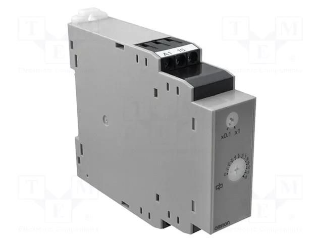 Timer; 1÷120s; SPDT; 250VAC/5A; Usup: 24÷48VAC; 24÷48VDC; H3DK-H OMRON H3DK-HBL