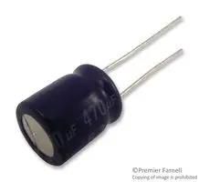 CAP, 470┬╡F, 6.3V, 20% ECEA0JN471X