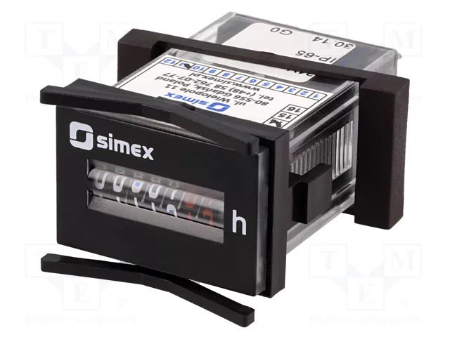 Counter: electromechanical; working time; mechanical indicator SIMEX SX-HK30-24V