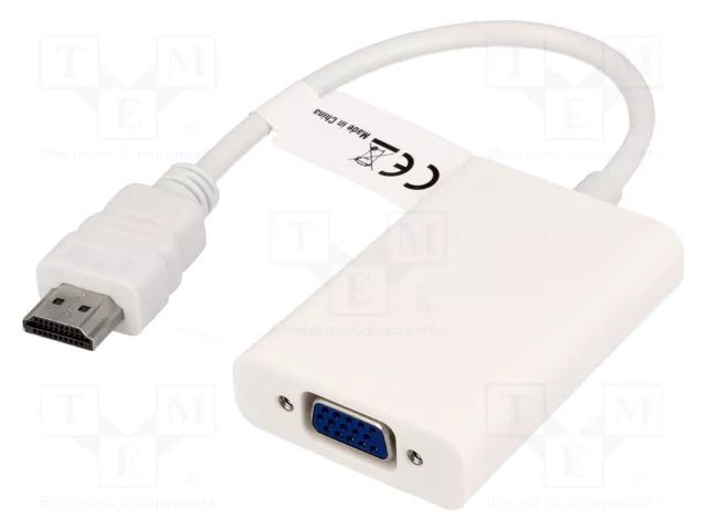 Converter; D-Sub 15pin HD socket,HDMI plug Goobay HDMI-VG020.002