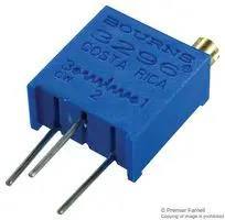 TRIMMER, POT, 4.7KOHM, 10%, 25TURN, TH 3296Y-1-472LF