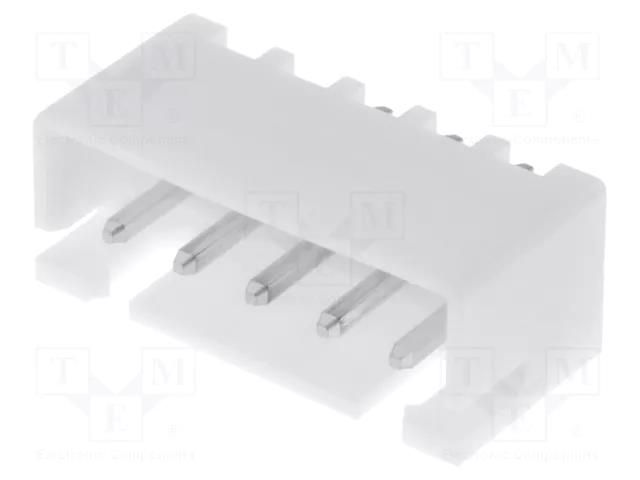Connector: wire-board; socket; male; PIN: 5; XH; 3A; 250V; straight JST B5B-XH-A