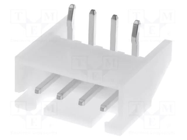 Connector: wire-board; socket; male; PIN: 4; XH; 3A; 250V; angled 90° JST S4B-XH-A-1