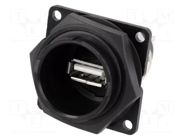 Adapter; socket; USB A socket-front,USB B socket-back; USB 2.0 SWITCHCRAFT DCP-USBAB-USBB