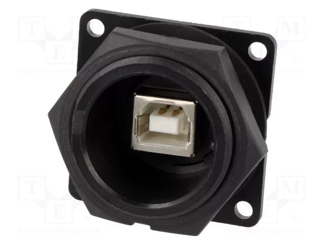Adapter; socket; USB A socket-back,USB B socket-front; USB 2.0 SWITCHCRAFT DCP-USBBT-USBA