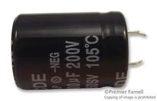 CAP, 330┬╡F, 200V, ALU ELEC, SNAP IN SLP331M200A3P3
