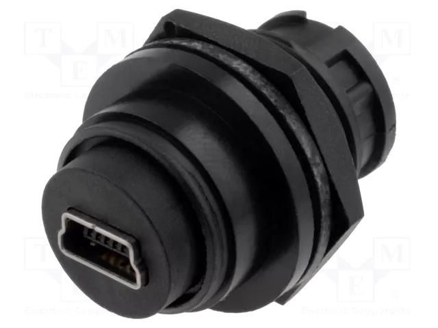 Adapter; socket; Data-Con-X; USB 2.0; IP67,IP68 SWITCHCRAFT DCP-USBNB-USBN
