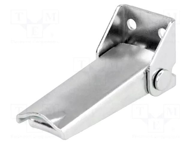 Clasp; stainless steel; Plating: zinc; W: 25.5mm; L: 67mm; 1000N ELESA+GANTER GN831-100-A-ST-1