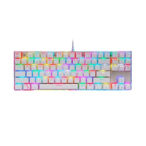 Mechanical gaming keyboard Motospeed K87S RGB (white), Motospeed K87S-Red