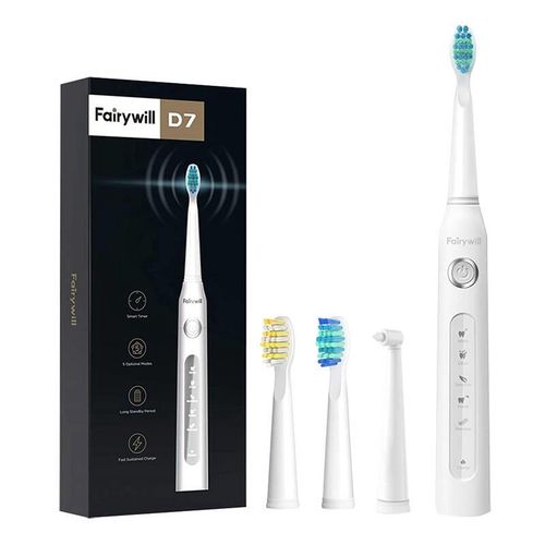 Sonic toothbrush with head set FairyWill FW507 (White), FairyWill FW-507 White