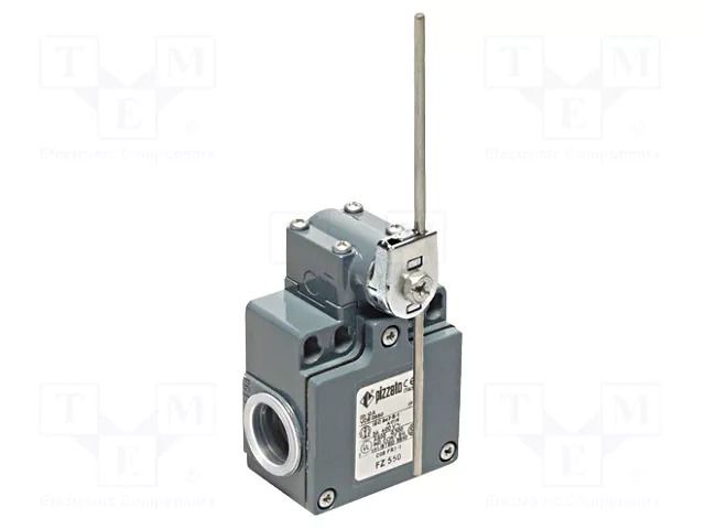 Limit switch; adjustable plunger, length R 19-116mm; NO + NC PIZZATO ELETTRICA FZ550