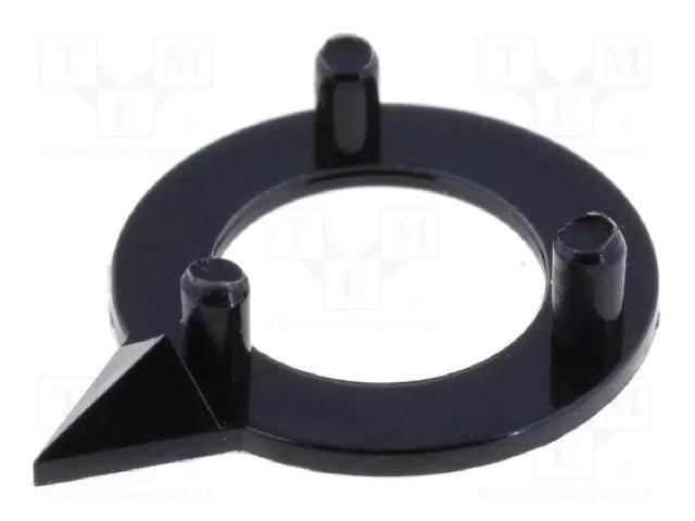 Pointer; polyamide; black; 10mm; -20÷70°C RITEL G10W-B