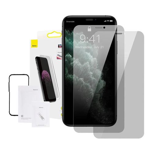 Baseus 0.3mm Full-screen and Full-glass Tempered Glass (1pcs pack) for iPhone XR/11 6.1 inch, Baseus SGBL061602