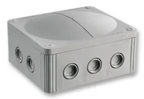 JUNCTION BOX, PP, GREY, 160X140X81, IP67 COMBI 1210/5