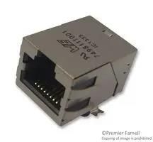 JACK, MODULAR, RJ45, SMT, 1PORT, 8P8C 7498111001