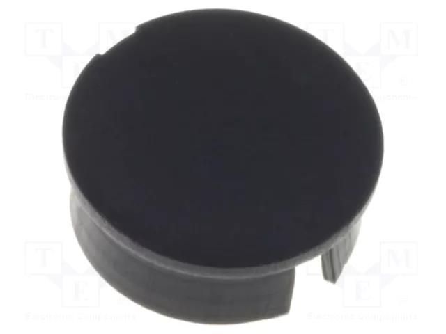 Cap; black; Mounting: push-in; plastic MENTOR G4129.063