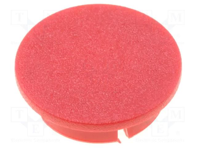 Cap; plastic; red; push-in MENTOR G4311.0021