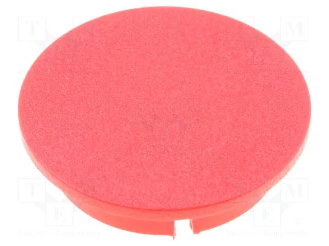 Cap; plastic; red; push-in MENTOR G4312.0021