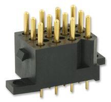 CONNECTOR, RECTANGULAR, PLUG, 12POS, PCB SMS12GE4