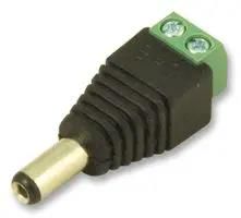 ADAPTOR, 2.5MM DC PLUG-TERMINAL BLOCK CLB-JL52Y