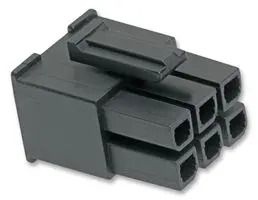 CONNECTOR HOUSING, RCPT, 6POS 171692-0106