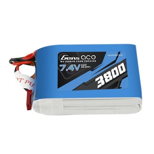 Battery Gens Ace 3800mAh 7.4V 1C 2S1P do Taranis Q X7, Gens ace GEA2S3800TXJS