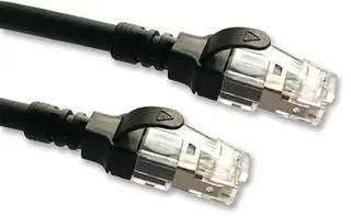 PATCH LEAD, CAT6A, BLACK, 10M 2996AS-10BK