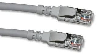 PATCH LEAD, CAT6A, GREY, 0.5M 2996AS-0.5GY