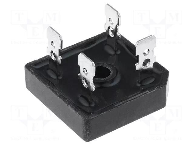 Bridge rectifier: single-phase; Urmax: 1kV; If: 35A; Ifsm: 400A DC COMPONENTS BR3510