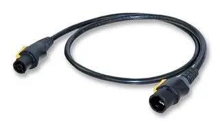 POWER CORD,POWERCON TRUE1,SKT-PLUG, 0.5M NKPF-M-B-0.5
