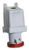 CONN, MAINS SOCKET, 63A, 415V, RED 463RS6W