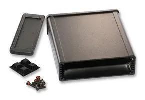 ENCLOSURE, PCB BOX, ALUM, BLACK 1457L1201BK
