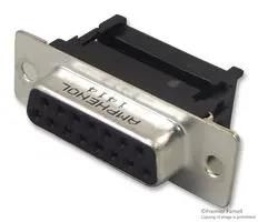 CONNECTOR, D SUB, RCPT, 15POS L17DAFRA15SC309