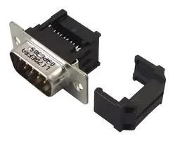 CONNECTOR, D SUB, PLUG, 9POS L17DEFRA09PC309