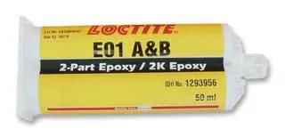 EPOXY E01 A&B, TUBE, 50ML, CLEAR, 2-PART E01 A&B, 50ML