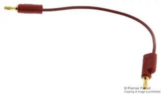 TEST LEAD, RED, 101.6MM, 3KV, 5A 1081-4-2